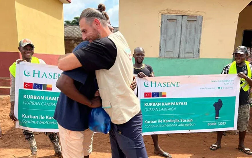 Hasene kurban ile milyonlarca mazlum ve mağdura ulaştı