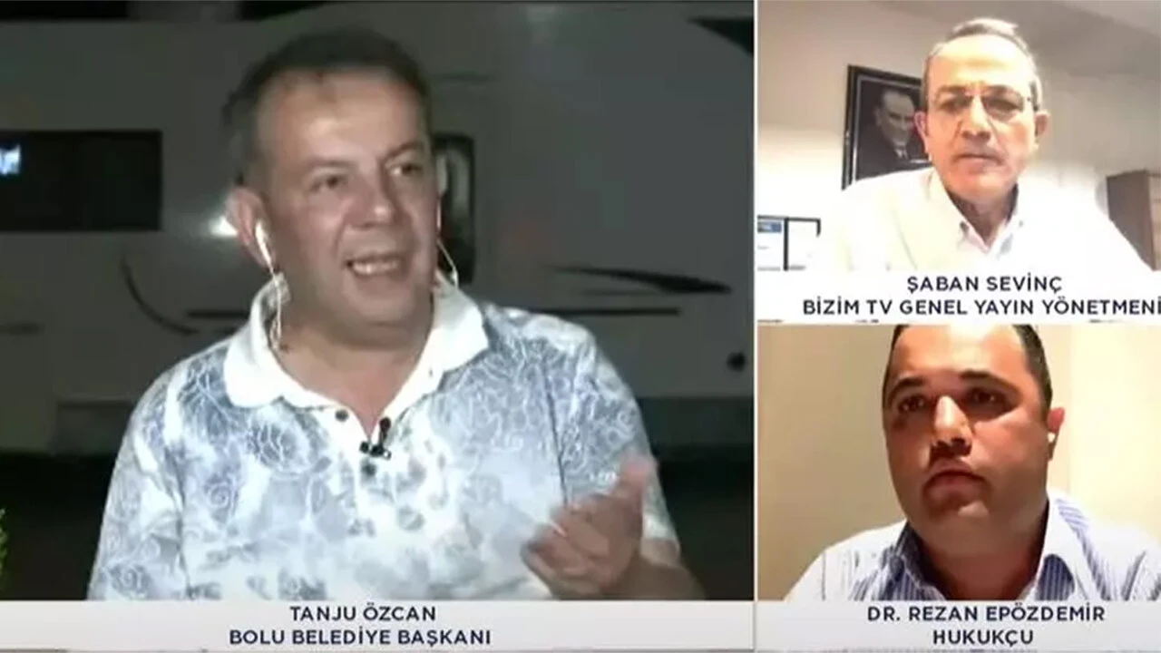 Canlı yayına katılan Tanju Özcan duyduğu sözler karşısında küplere bindi: Haddinizi bilin!