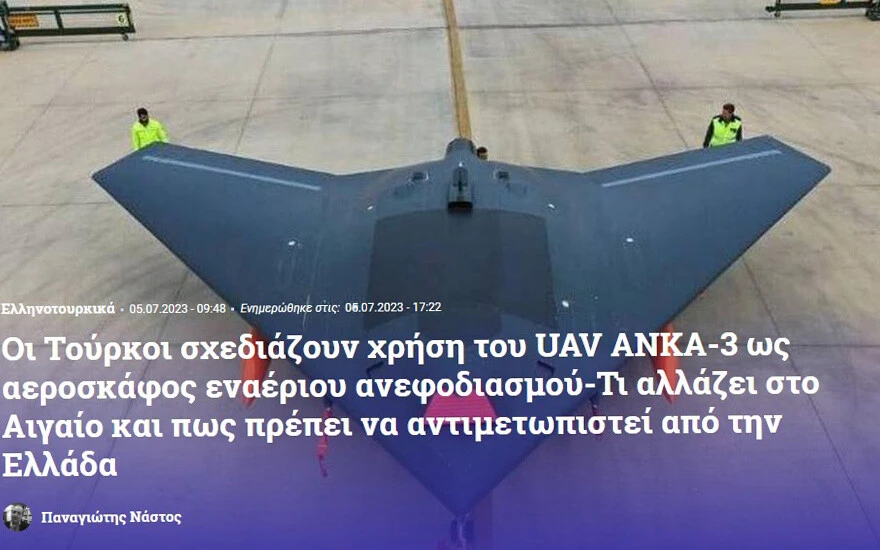 ANKA-3 havalanmadan Yunanistan’ı ürküttü: Türkiye bir işler karıştırıyor
