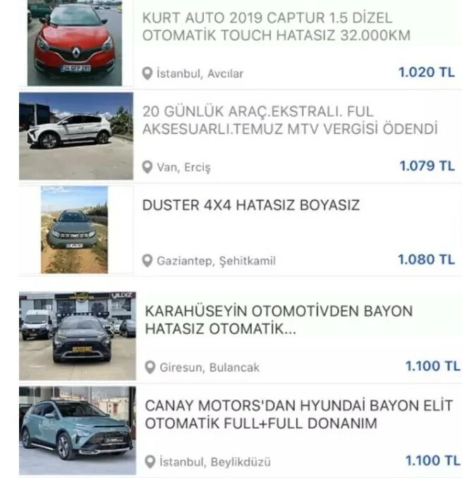 Böylesi şeytanın aklına gelmez, 1920 TL'ye Mercedes satıyorlar!