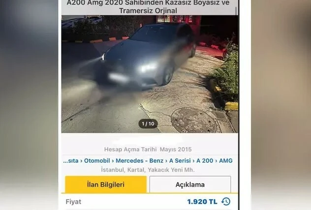 Böylesi şeytanın aklına gelmez, 1920 TL'ye Mercedes satıyorlar!