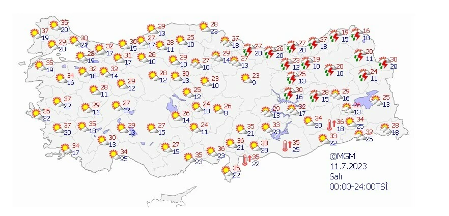 Hafta sonu planlarına sağanak alarmı! Yağmur çok kuvvetli geliyor…