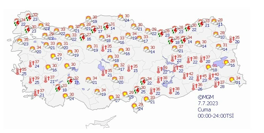 Hafta sonu planlarına sağanak alarmı! Yağmur çok kuvvetli geliyor…