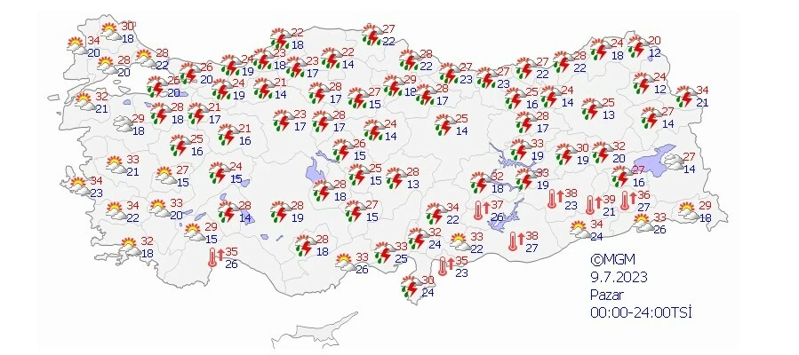 Hafta sonu planlarına sağanak alarmı! Yağmur çok kuvvetli geliyor…