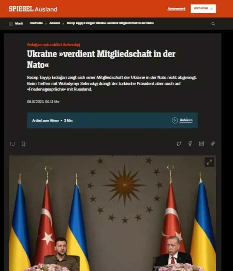 Erdoğan-Zelenski görüşmesi dünya basınında geniş yer buldu: Kilit güç Erdoğan