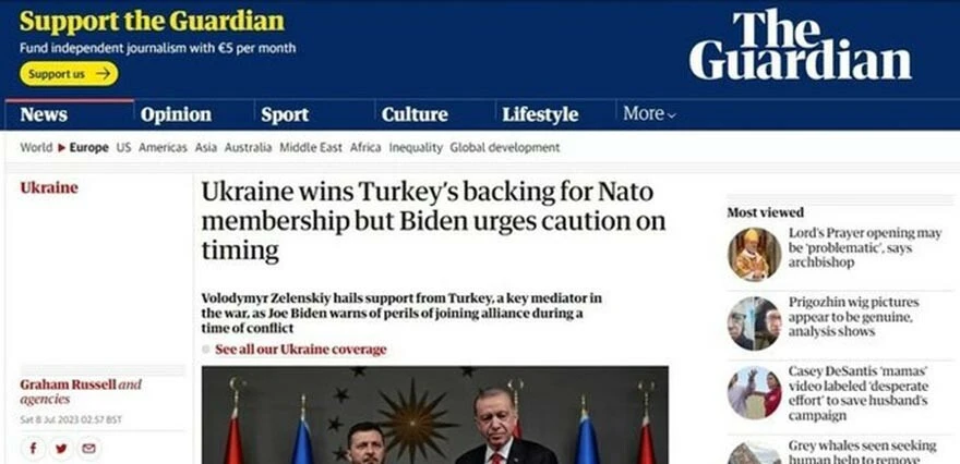 Erdoğan-Zelenski görüşmesi dünya basınında geniş yer buldu: Kilit güç Erdoğan