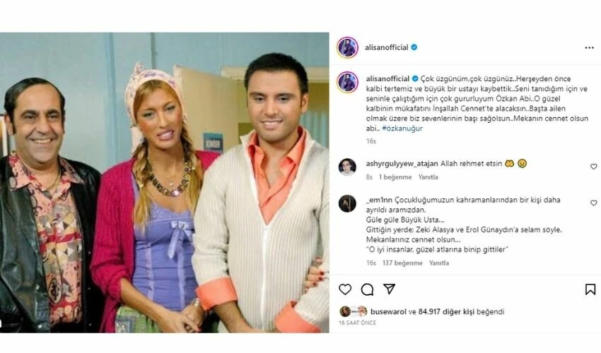 Cennet Mahallesi oyuncularından Özkan Uğur paylaşımları! Gözyaşları sel oldu