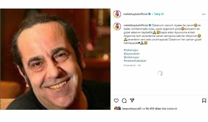 Cennet Mahallesi oyuncularından Özkan Uğur paylaşımları! Gözyaşları sel oldu