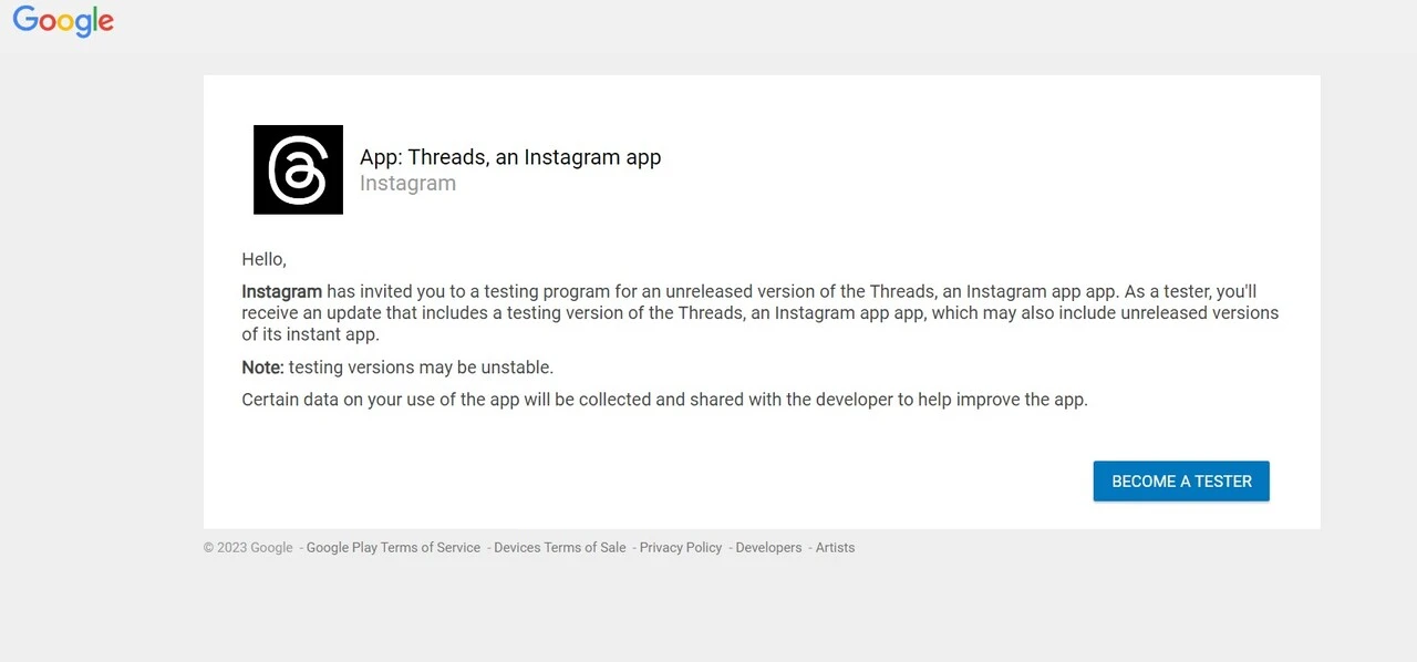 Meta, Threads için beta programını başlattı: Yeni özellikler ilk size gelsin!