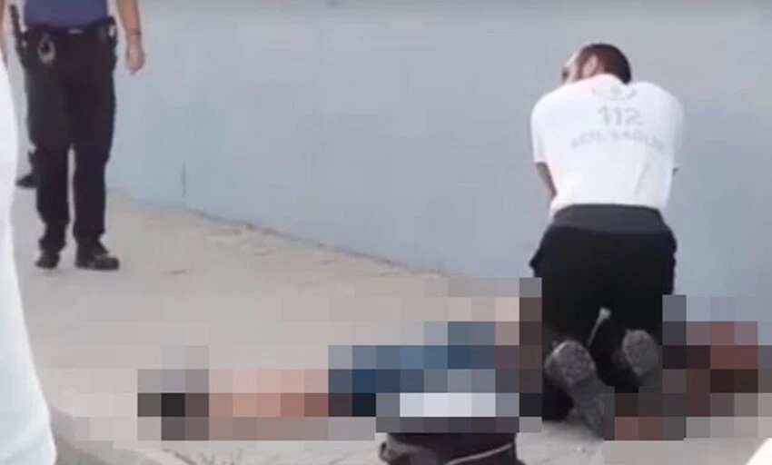 Sokak ortasında eski kız arkadaşı tarafından vurulan adama ilk müdahaleyi sağlık ekipleri yaptı