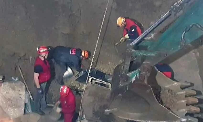 Giresun’da sağanak sonrası göçük: 46 yaşındaki işçiye ulaşılmaya çalışılıyor