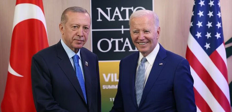 rdoğan, NATO zirvesinde ABD Başkanı Joe Biden ile bir araya geldi