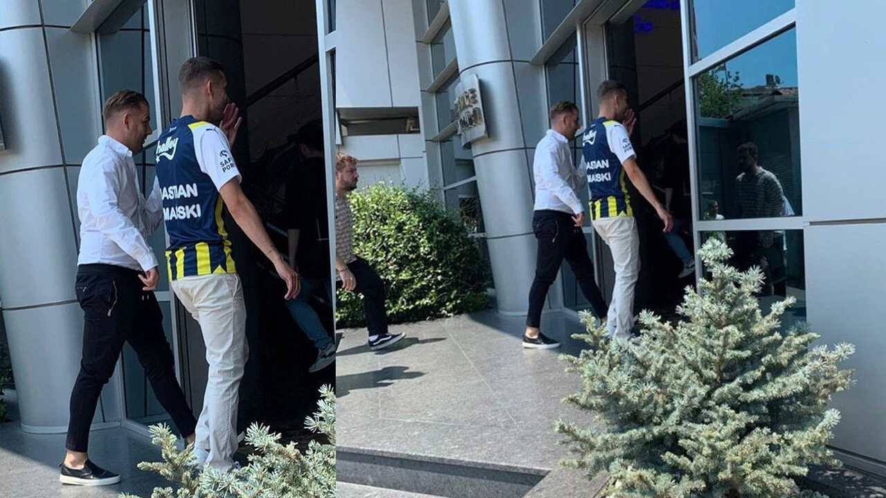 Resmi açıklamadan önce çubukluyla fotoğrafı sızdı! Szymanski, Fenerbahçe'de