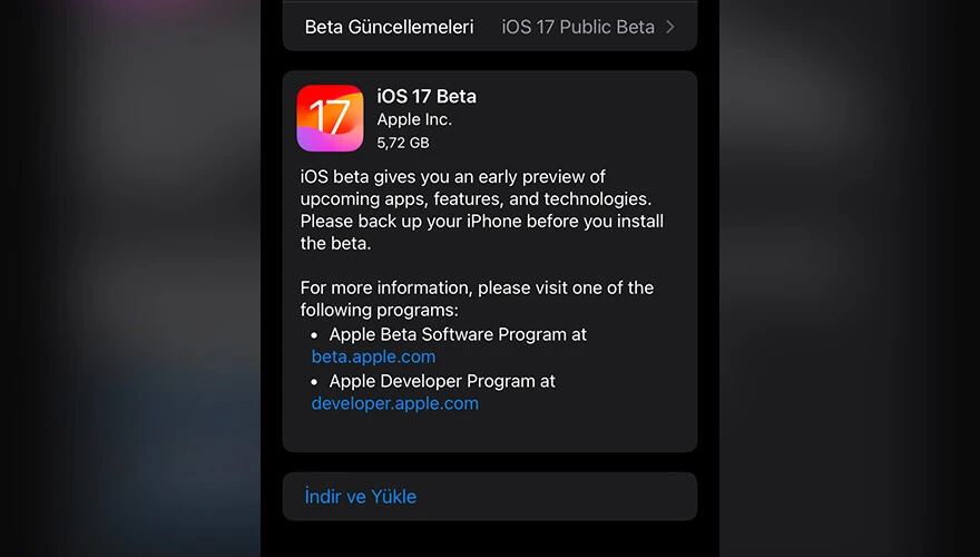 iPhone'lar tepeden tırnağa değişiyor: iOS 17 için açık beta sürümü yayınlandı!