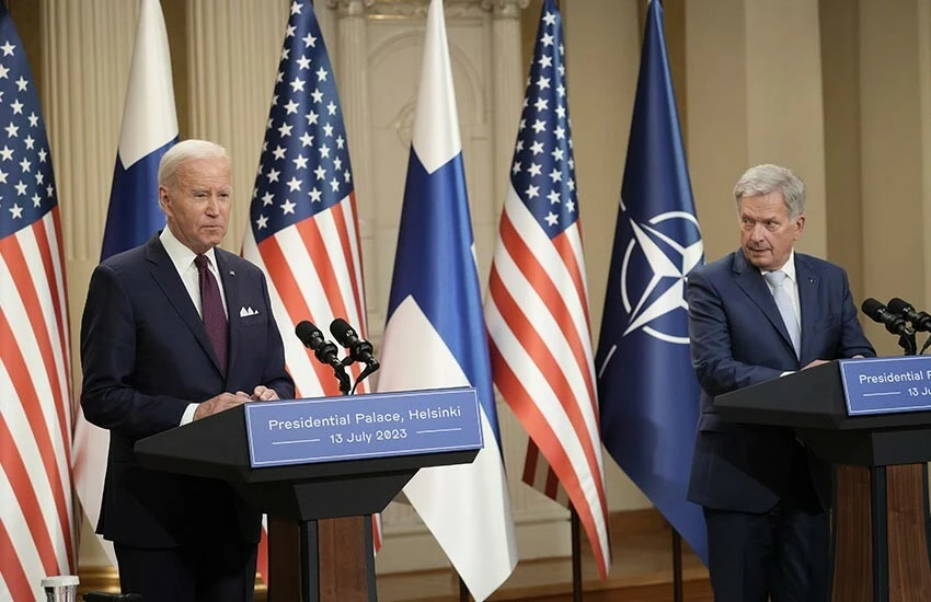 ABD Başkanı Joe Biden, Ukrayna'nın savaş sürerken NATO'ya giremeyeceğini vurguladı.