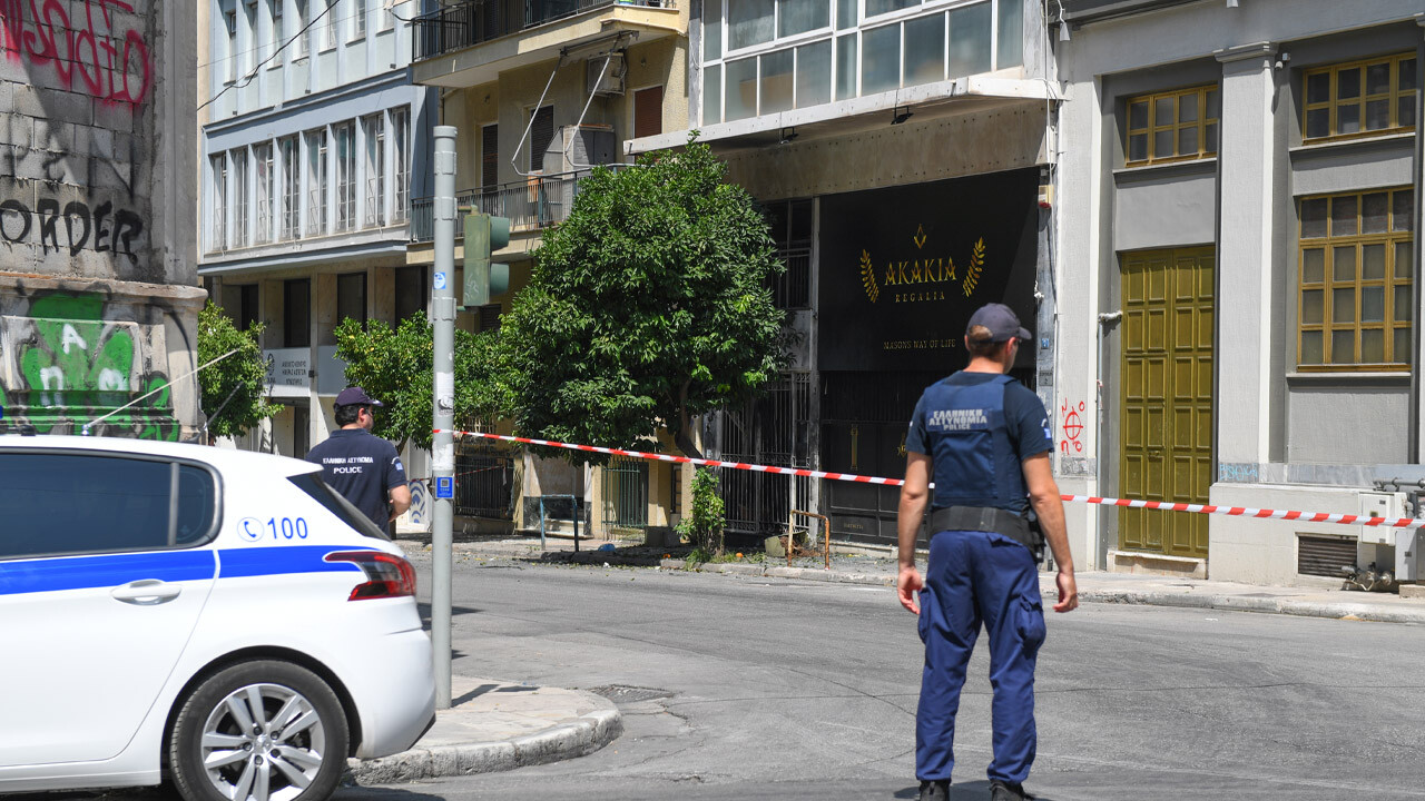 Yunanistan&#039;da Büyük Mason Locası önünde bombalı saldırı!