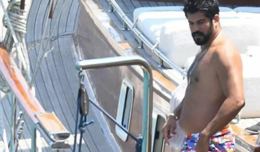 Burak Özçivit ile Fahriye Evcen'in oğlu Kerem ilk kez görüntülendi: Abisinin aynısı