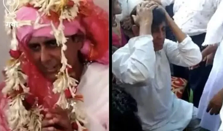 Foyası düğünde ortaya çıktı! Hem yalancı hem kel damat saçı yok diye linç edildi