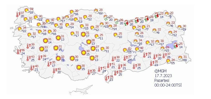 Kerberos sıcaklıkları rekor kırıyor! 15 Temmuz hava tahmin raporu yayınlandı…