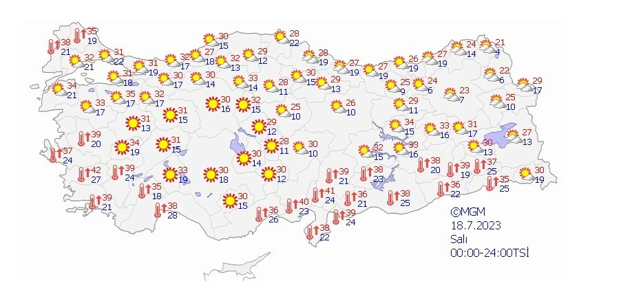 Kerberos sıcaklıkları rekor kırıyor! 15 Temmuz hava tahmin raporu yayınlandı…