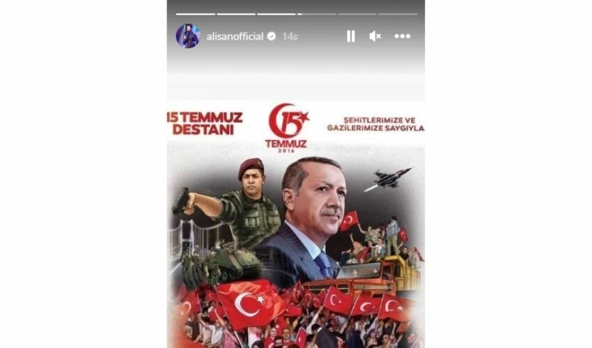 Ünlülerden 15 Temmuz Demokrasi ve Milli Birlik Günü paylaşımları