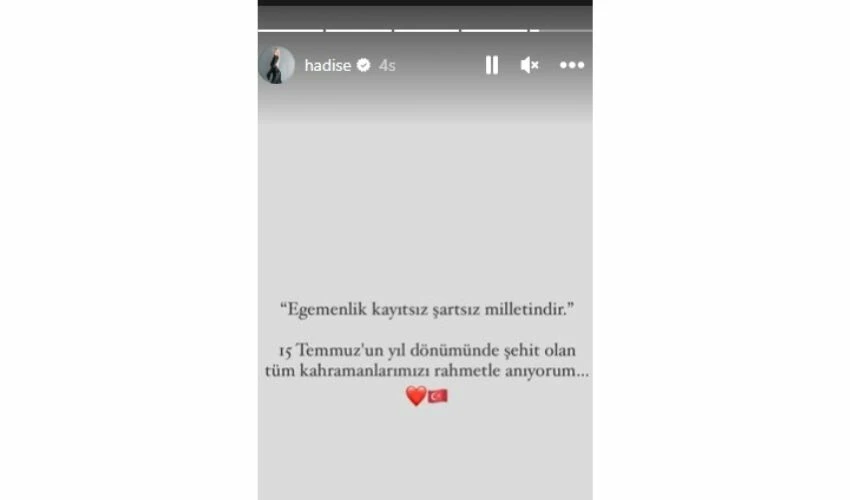 Ünlülerden 15 Temmuz Demokrasi ve Milli Birlik Günü paylaşımları