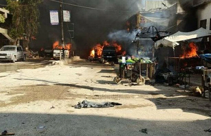PKK'nın 2020'de Afrin'de düzenlediği bombalı saldırıda 40 sivil hayatını kaybetmişti.