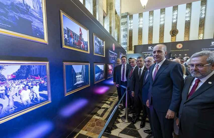 TBMM'de, '15 Temmuz Demokrasi ve Milli Birlik Günü' anma etkinlikleri kapsamında fotoğraf sergisi ve kısa film gösterimi düzenlendi