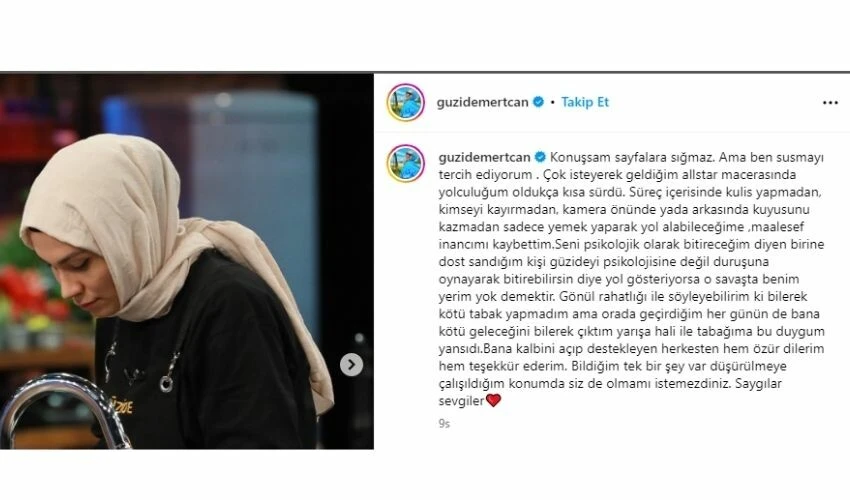 Masterchef'te ilk elenen isim belli oldu! Yarışmacı sosyal medyadan ateş püskürdü