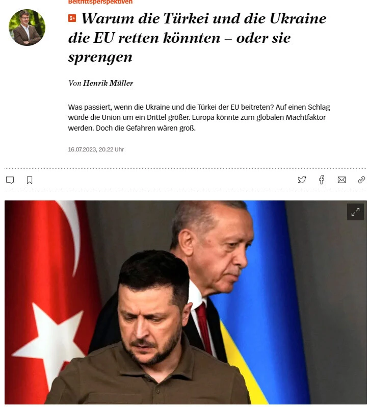 Alman dergisi Spiegel'den Türkiye'nin AB üyeliğine destek: Ankara bir güç faktörü