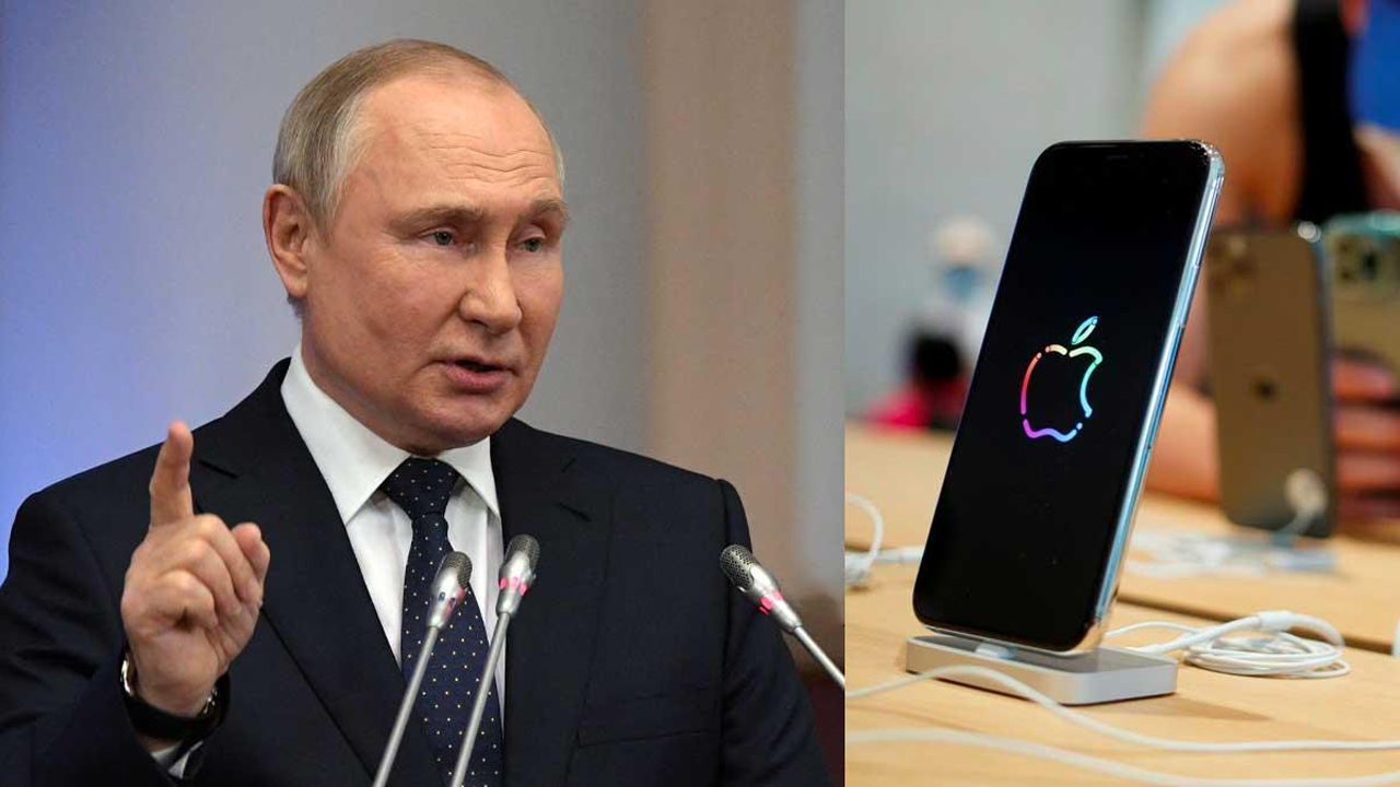 ABD&#039;ye misilleme: Putin, iPhone&#039;a yasak getirdi