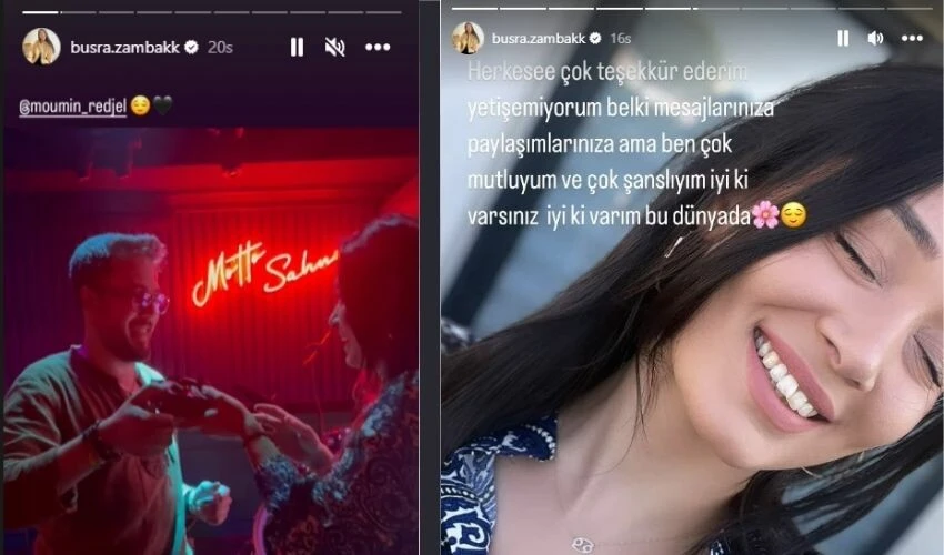 Masterchef'te evlilik teklifi! Mutluluğunu sosyal medya hesabından paylaştı