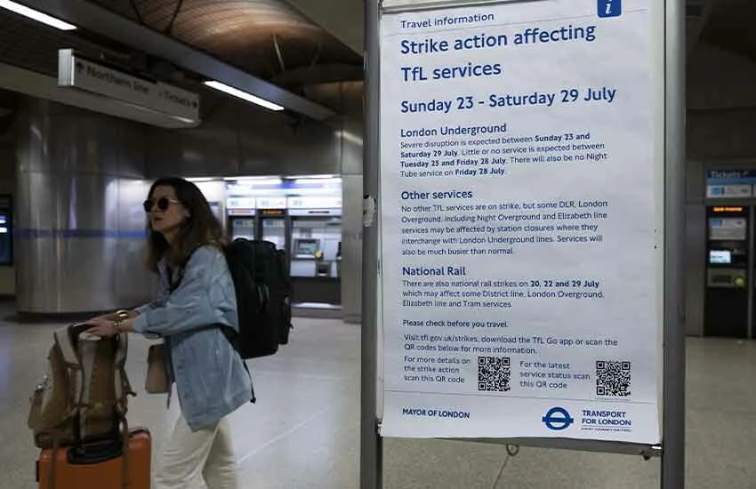 İngiltere Avrupa'nın göbeğinde ulaşım krizi! <a href=