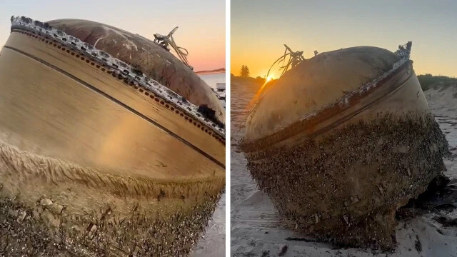 Sahile vuran cisim halkı tedirgin etti! Yetkililer ne olduğunu açıklayamadı