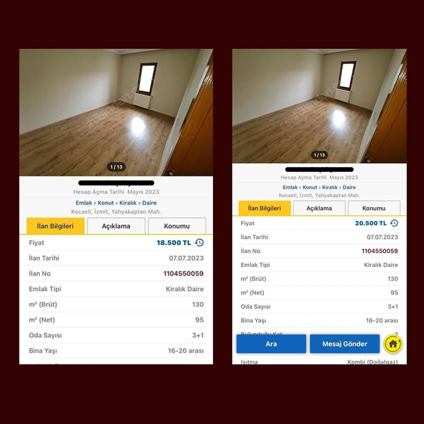 kiralık ilanı