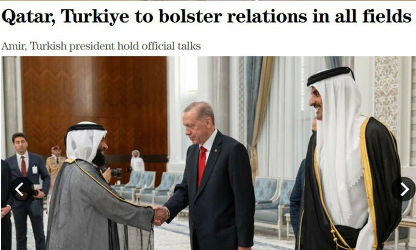 Katar basını Erdoğan’ın ziyaretini mercek altına aldı!