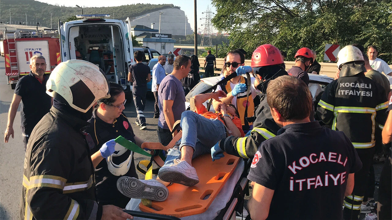 Hız göstergesi 140'ta takılı kaldı, TEM'de can pazarı yaşandı: 7 yaralı