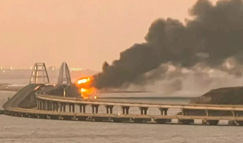 Kırım'a İHA saldırısı: Mühimmat deposu vuruldu