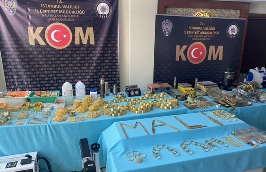 Kapalıçarşı'da sahte altın operasyonu! 80 milyon liralık <a href=
