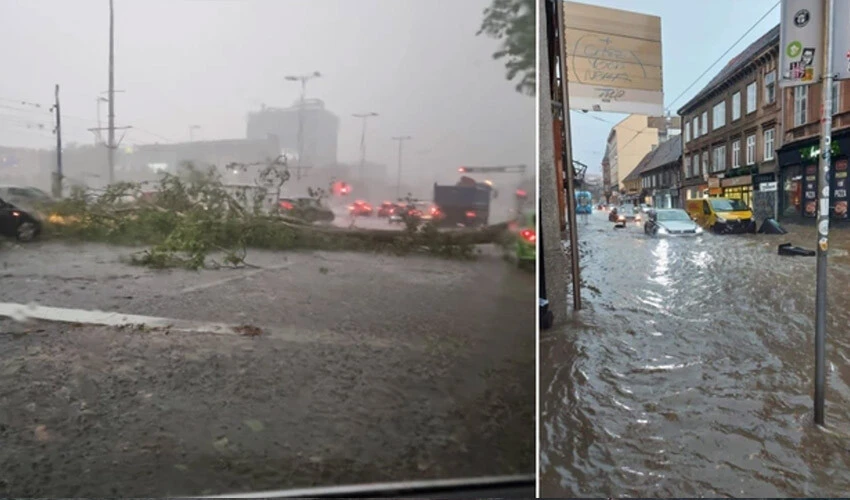 Dünyada sıcaklık rekorları kırılırken Balkanlar'da şiddetli yağış fırtına ölümlere neden oldu