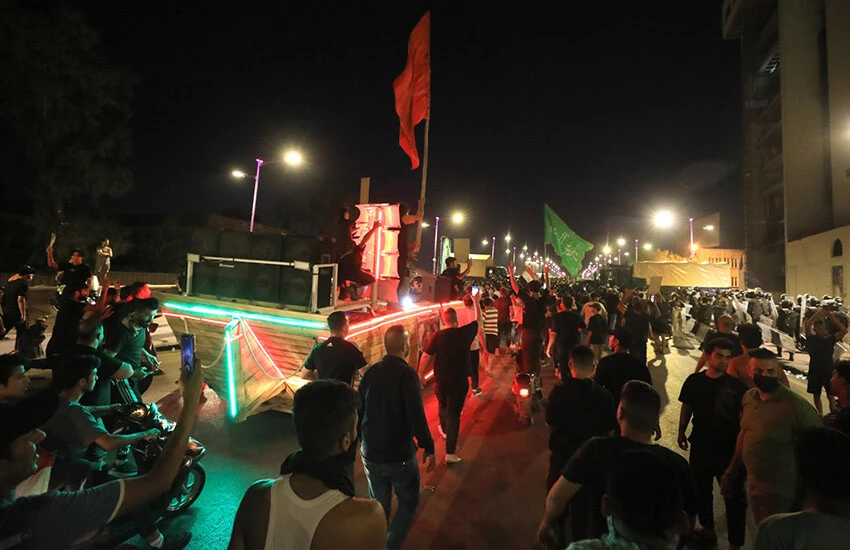 Sadr Hareketi mensupları, Danimarka’ya tepki gösterdi.