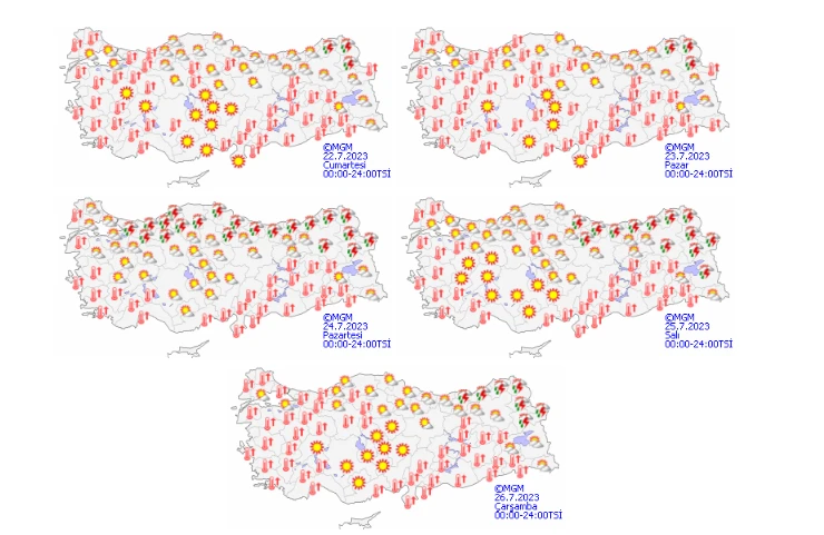 Meteoroloji ve uzmanlardan uyarılar peş peşe geldi! Dışarı çıkarken dikkat, Güneş kavuracak (22 Temmuz hava durumu)