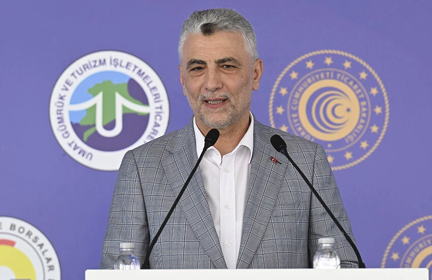 Ticaret Bakanı Ömer Bolat, Umat İpsala İbrahim Girgin Tır Parkı'nın açılışında konuştu.