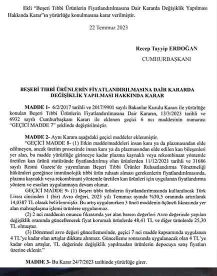 Döviz kuru bu kez ilaç fiyatlarını vurdu: Yüzde 30,5 zam geliyor
