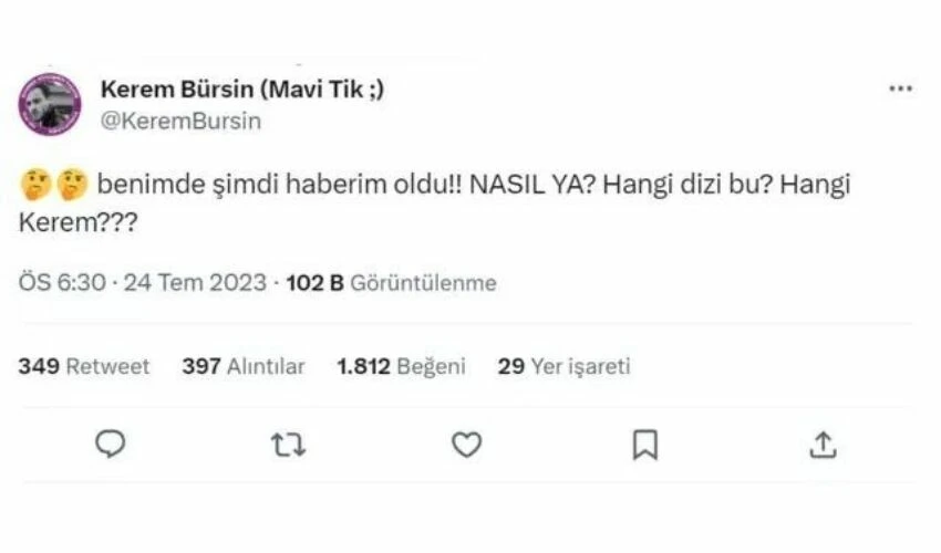 Yönetmenle kavga ettiği iddiasına Kerem Bürsin'den jet cevap geldi