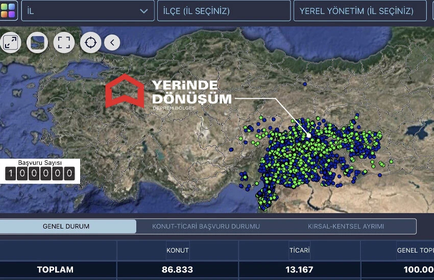 'Yerinde Dönüşüm' projesine büyük ilgi: Bakan Özhaseki duyurdu! Başvuru 100 bini buldu