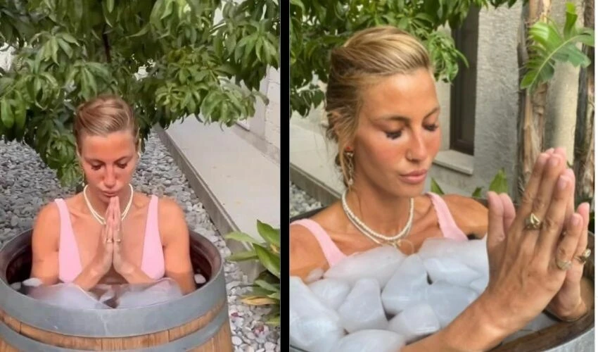 Tatilin keyfini çıkaran Çağla Şıkel herkesi şaşkına çevirdi! Görenler ne olduğunu anlayamadı...