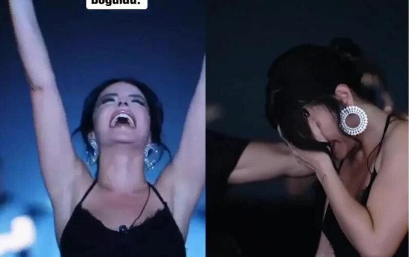 Simge Sağın sahnede hüngür hüngür ağladı! Sosyal medya yıkıldı…