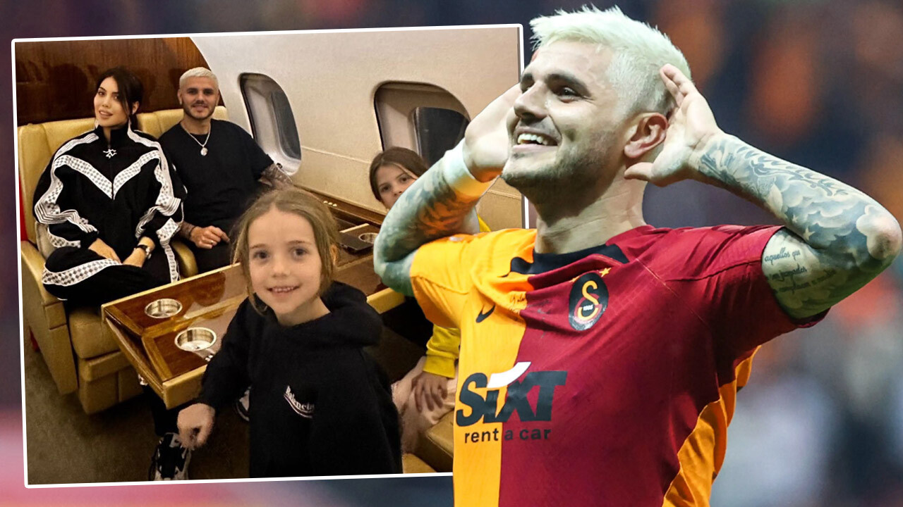 Mauro Icardi ve ailesi İstanbul&#039;a doğru yola çıktı