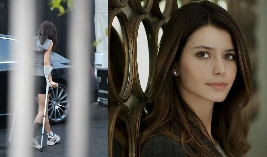 Beren Saat koltuk değnekleriyle sokakta görüntülendi! Gerçek sonra anlaşıldı